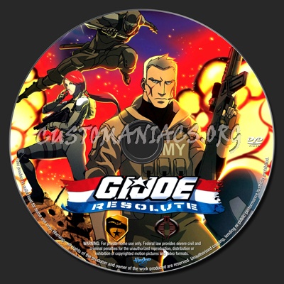 G. I. Joe Resolute dvd label