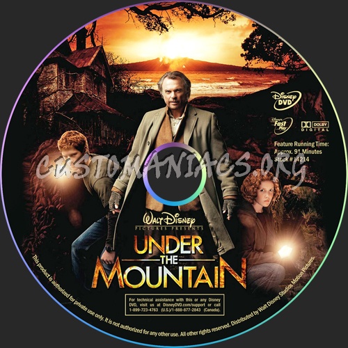 Under the Mountain dvd label