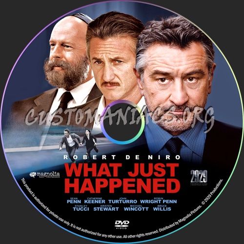 What Just Happened dvd label
