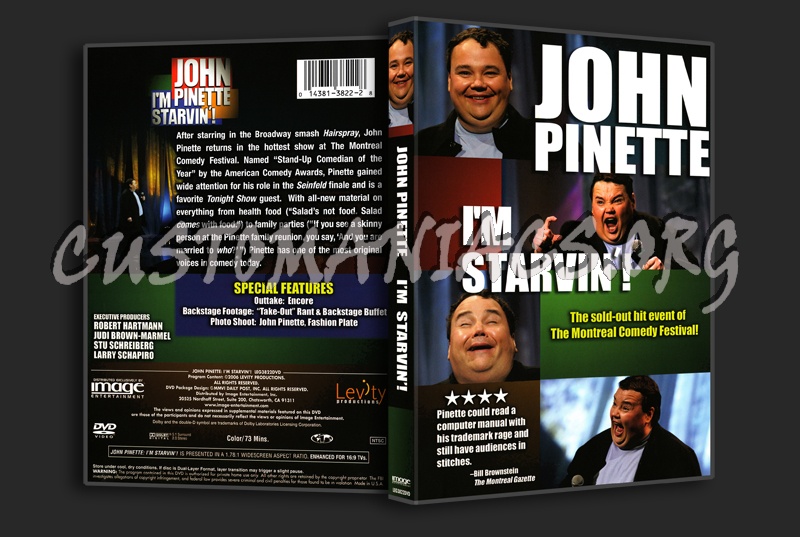 John Pinette I'm Starvin'! dvd cover