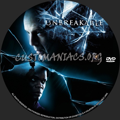 Unbreakable dvd label