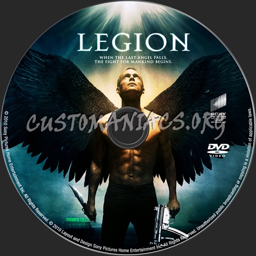 Legion dvd label