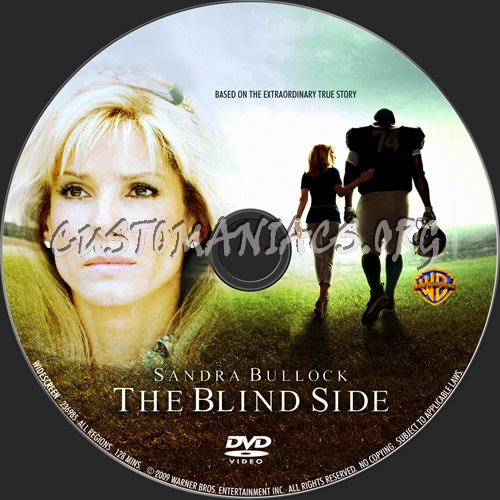 The Blind Side dvd label