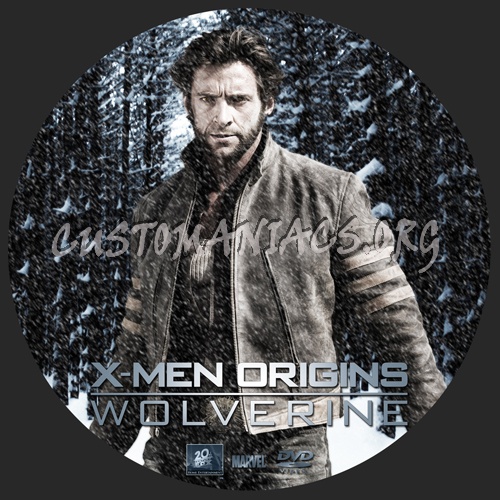 X-Men Origins: Wolverine dvd label