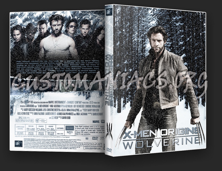 X-Men Origins: Wolverine dvd cover