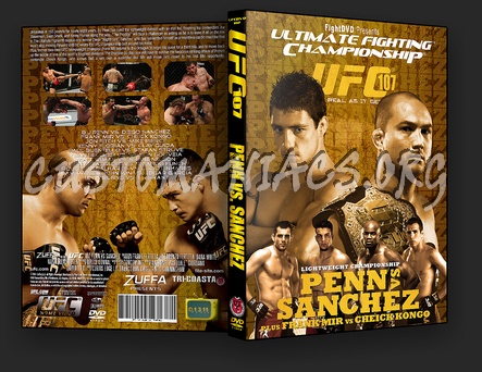 UFC 107 Penn vs Sanchez dvd cover