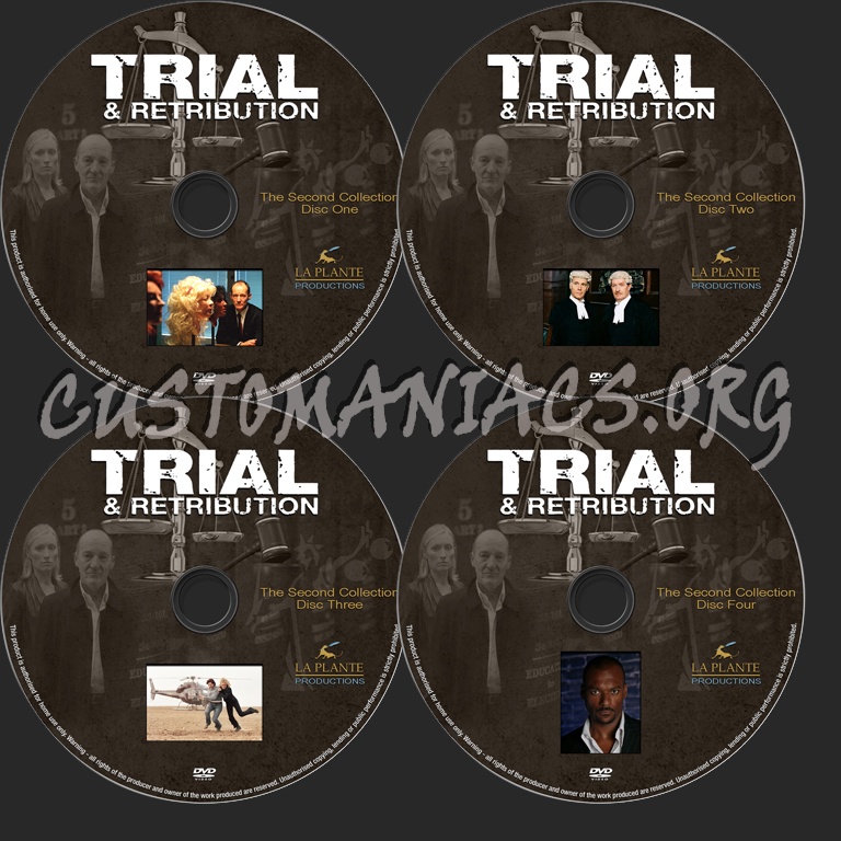 Trial & Retribution The Second Collection dvd label