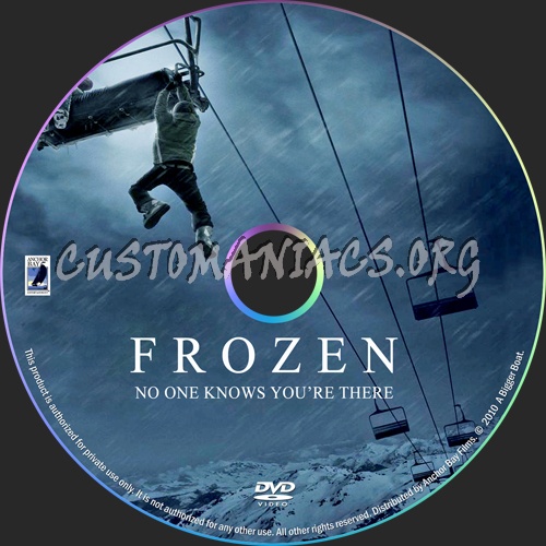 Frozen dvd label