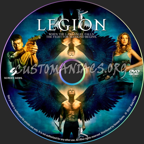 Legion dvd label