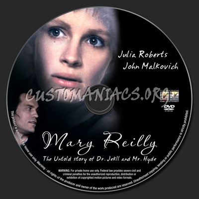 Mary Reilly dvd label