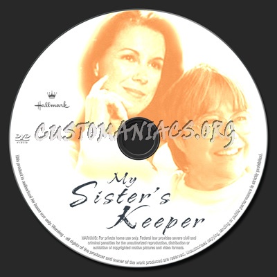 My Sister's Keeper dvd label