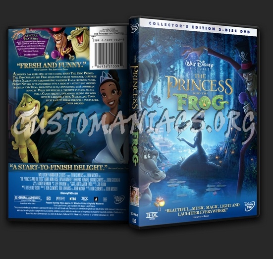 The Princess and the Frog dvd cover
