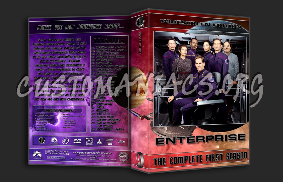 Enterprise + The Original Series dvd cover