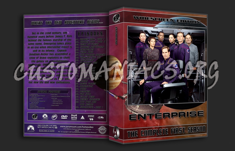 Enterprise + The Original Series dvd cover