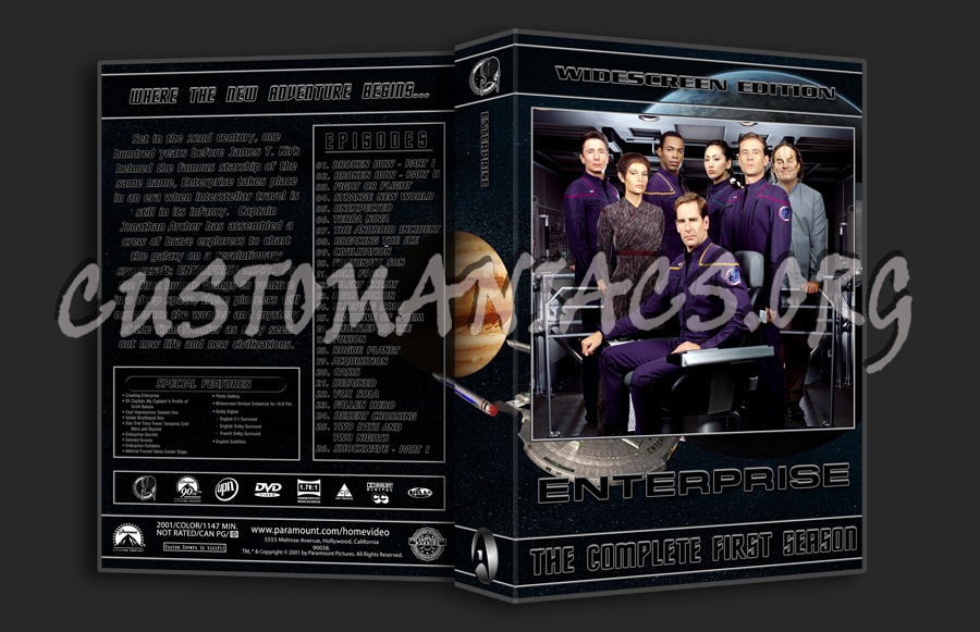 Enterprise + The Original Series dvd cover