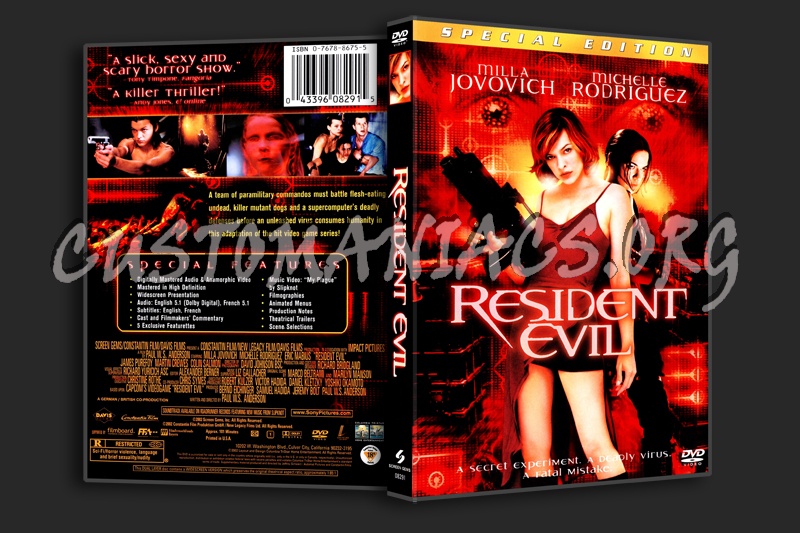 Reaident Evil dvd cover