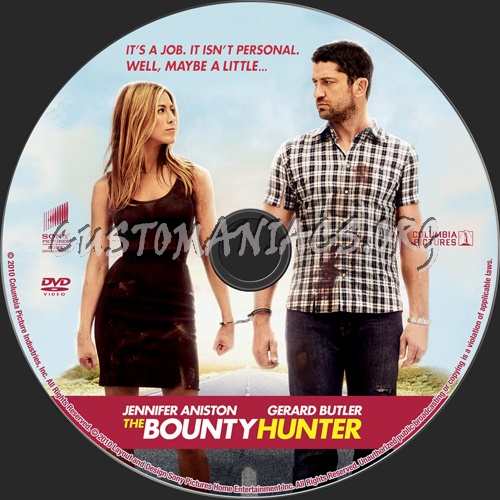 The Bounty Hunter dvd label