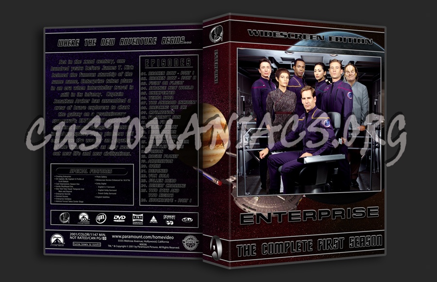 Enterprise + The Original Series dvd cover