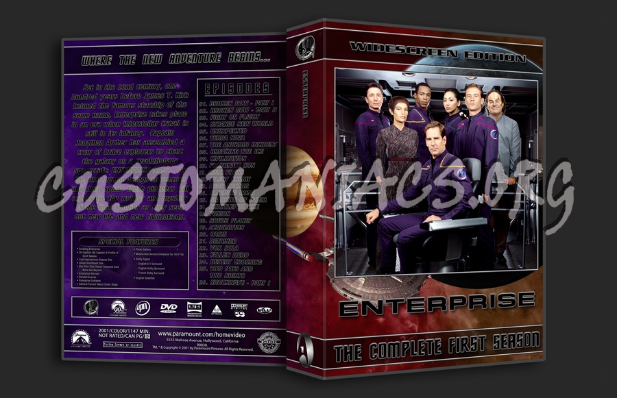 Enterprise + The Original Series dvd cover
