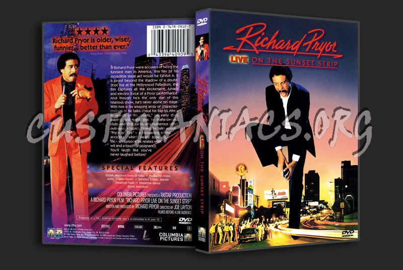 Richard Pryor Live on the Sunset Strip dvd cover