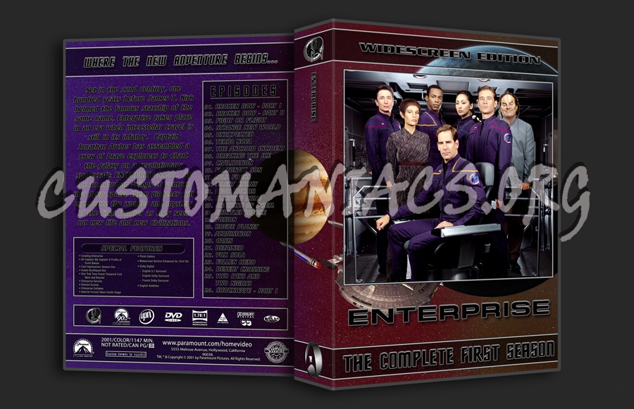 Enterprise + The Original Series dvd cover
