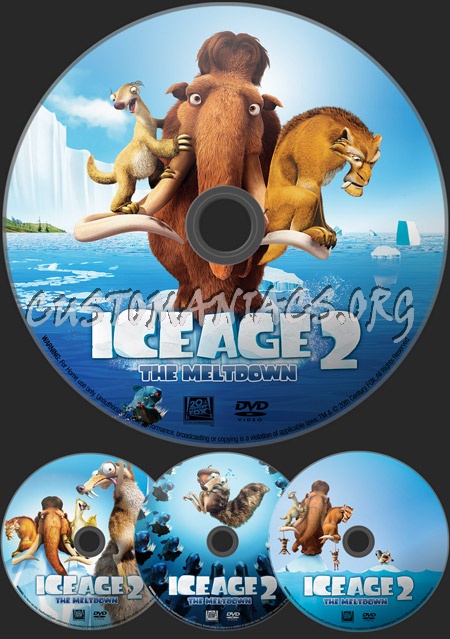 Ice Age 2 - The Meltdown dvd label