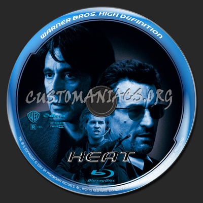Heat blu-ray label