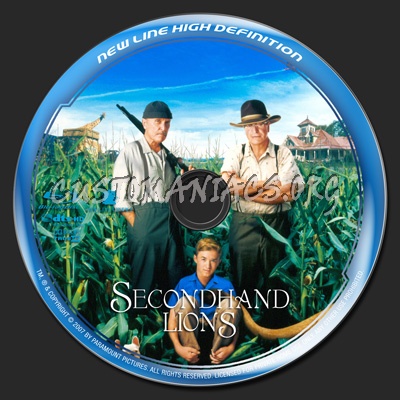 Secondhand Lions blu-ray label