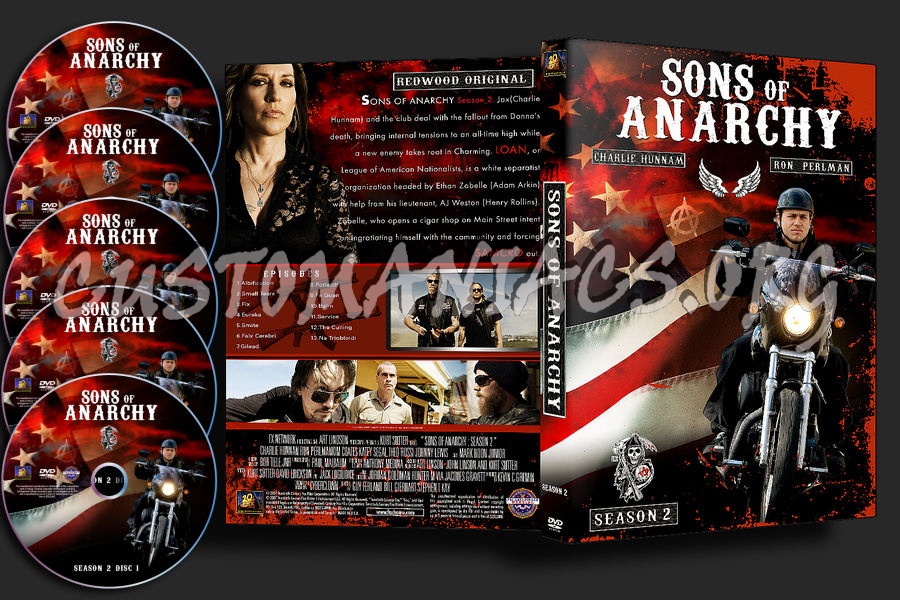 Sons Of Anarchy : Season 2 dvd cover