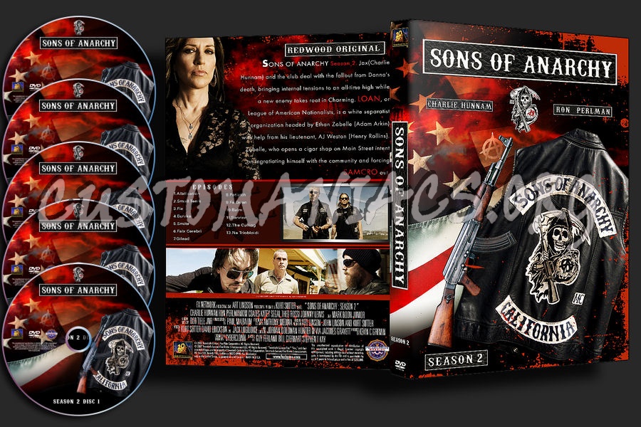 Sons Of Anarchy : Season 2 dvd cover