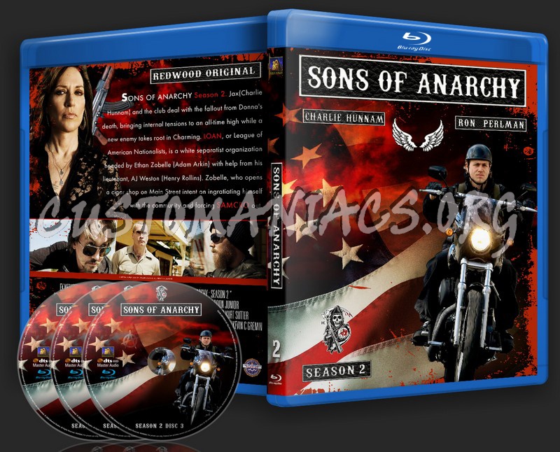 Sons Of Anarchy : Season 2 blu-ray cover