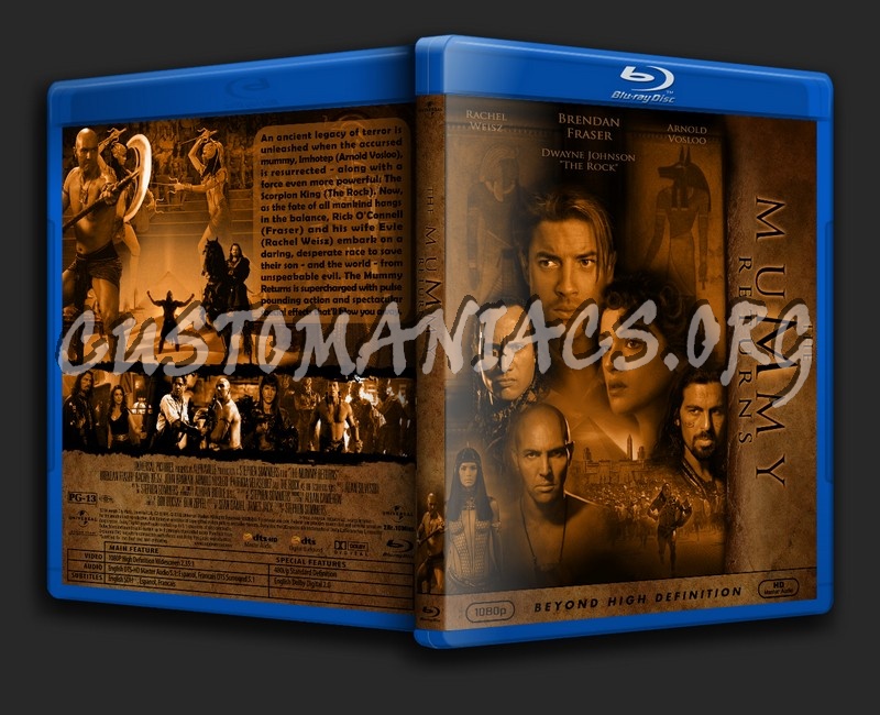 The Mummy Returns blu-ray cover