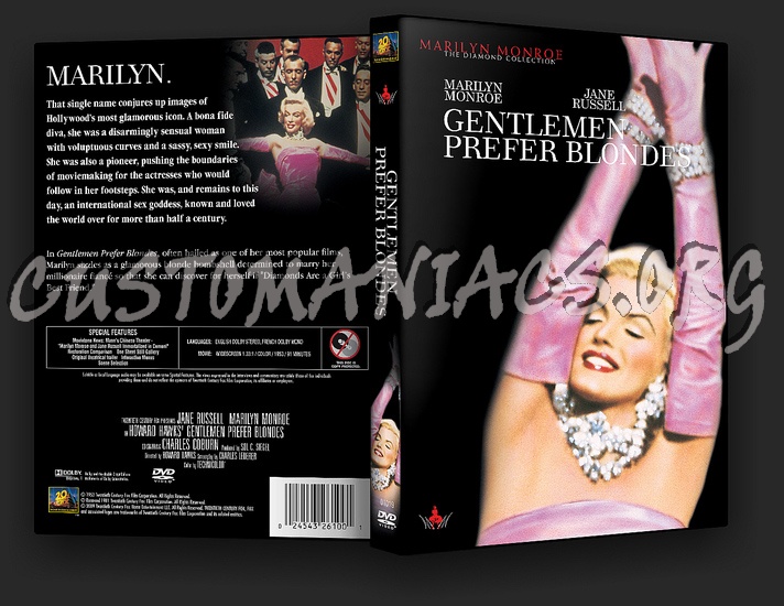 Gentlemen Prefer Blondes dvd cover