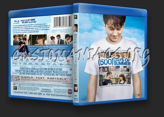 (500) Days of Summer blu-ray cover