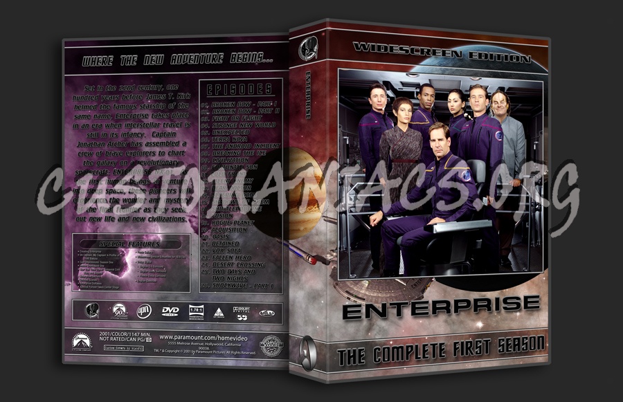 Enterprise + The Original Series dvd cover