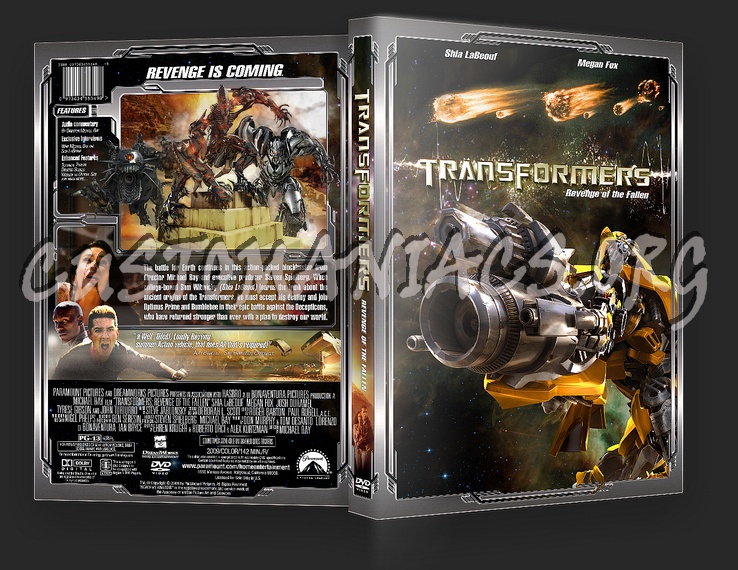 Transformers Revenge of the Fallen dvd cover