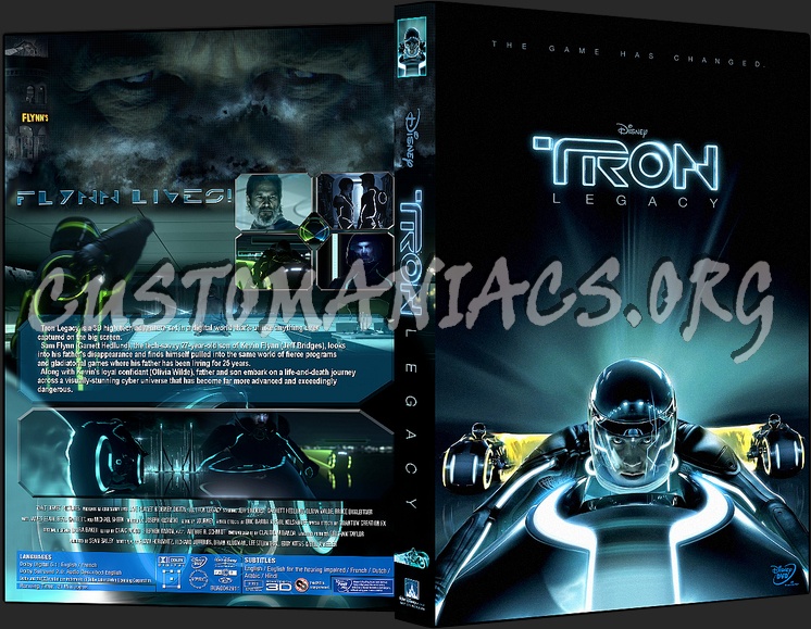 Tron Legacy dvd cover