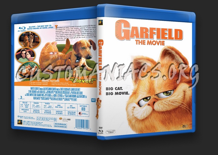 Garfield The Movie blu-ray cover