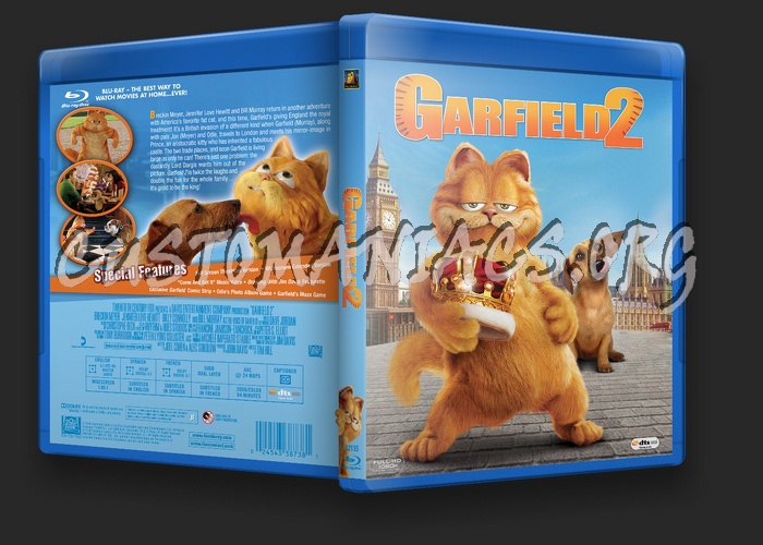 Garfield 2: A Tale of Two Kitties blu-ray cover