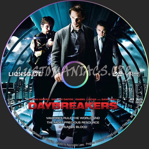 Daybreakers dvd label