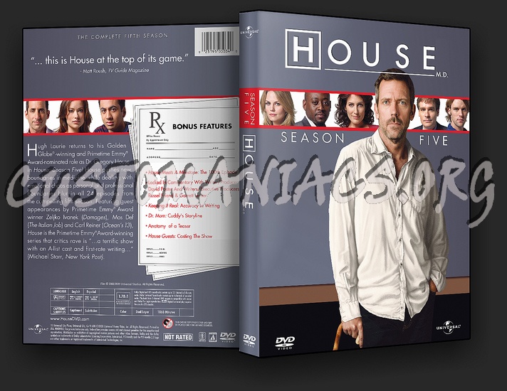 House Season 5 dvd cover