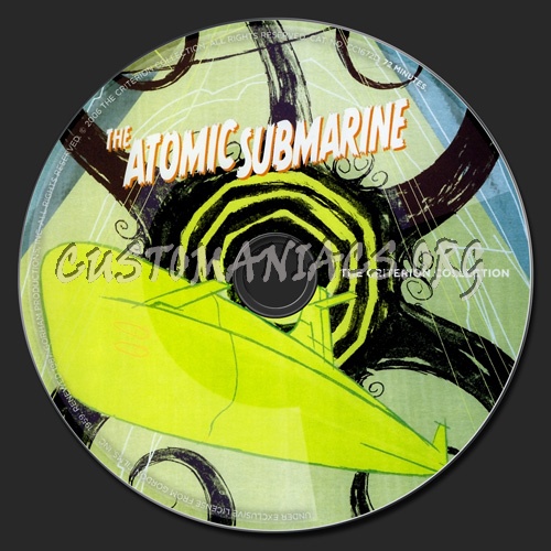 366 - The Atomic Submarine dvd label