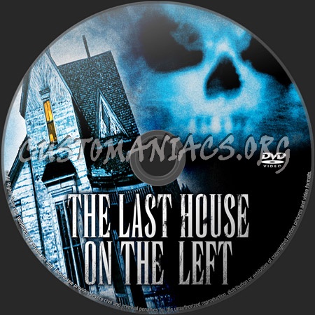 The Last House On The Left (1972) dvd label