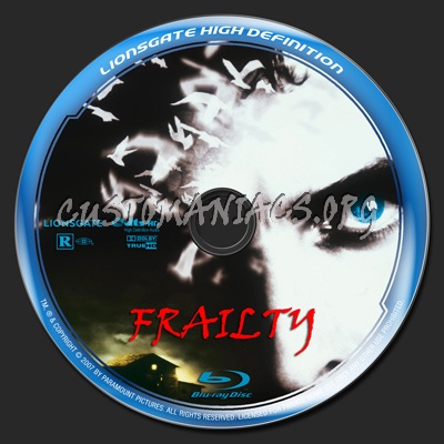 Frailty blu-ray label