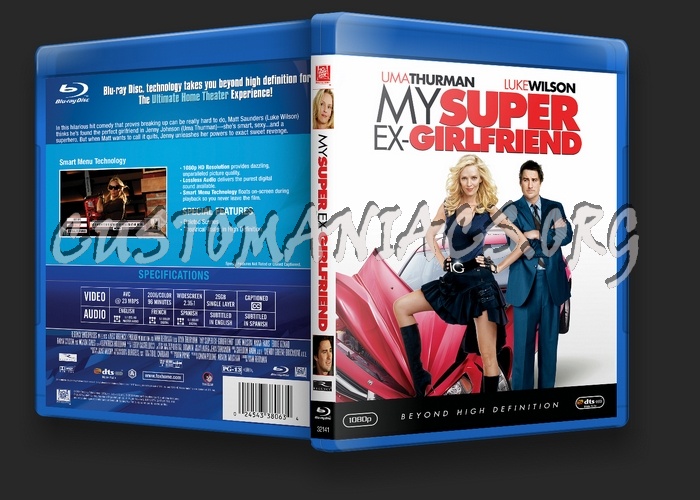 My Super Ex-Girlfriend blu-ray cover