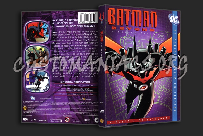 Batman Beyond Season 2 dvd cover