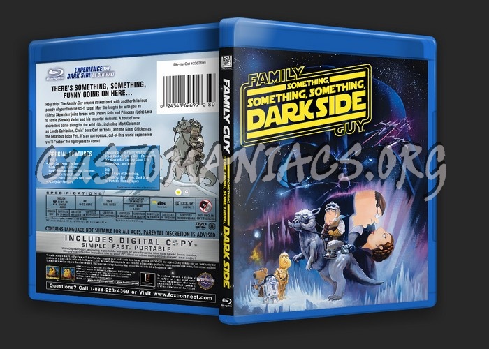 Family Guy Something, Something, Something Dark Side blu-ray cover