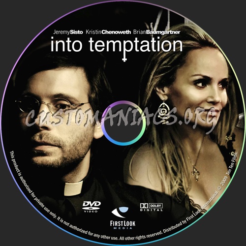 Into Temptation dvd label