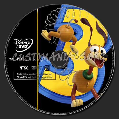 Toy Story 3 dvd label