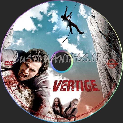 Vertige dvd label